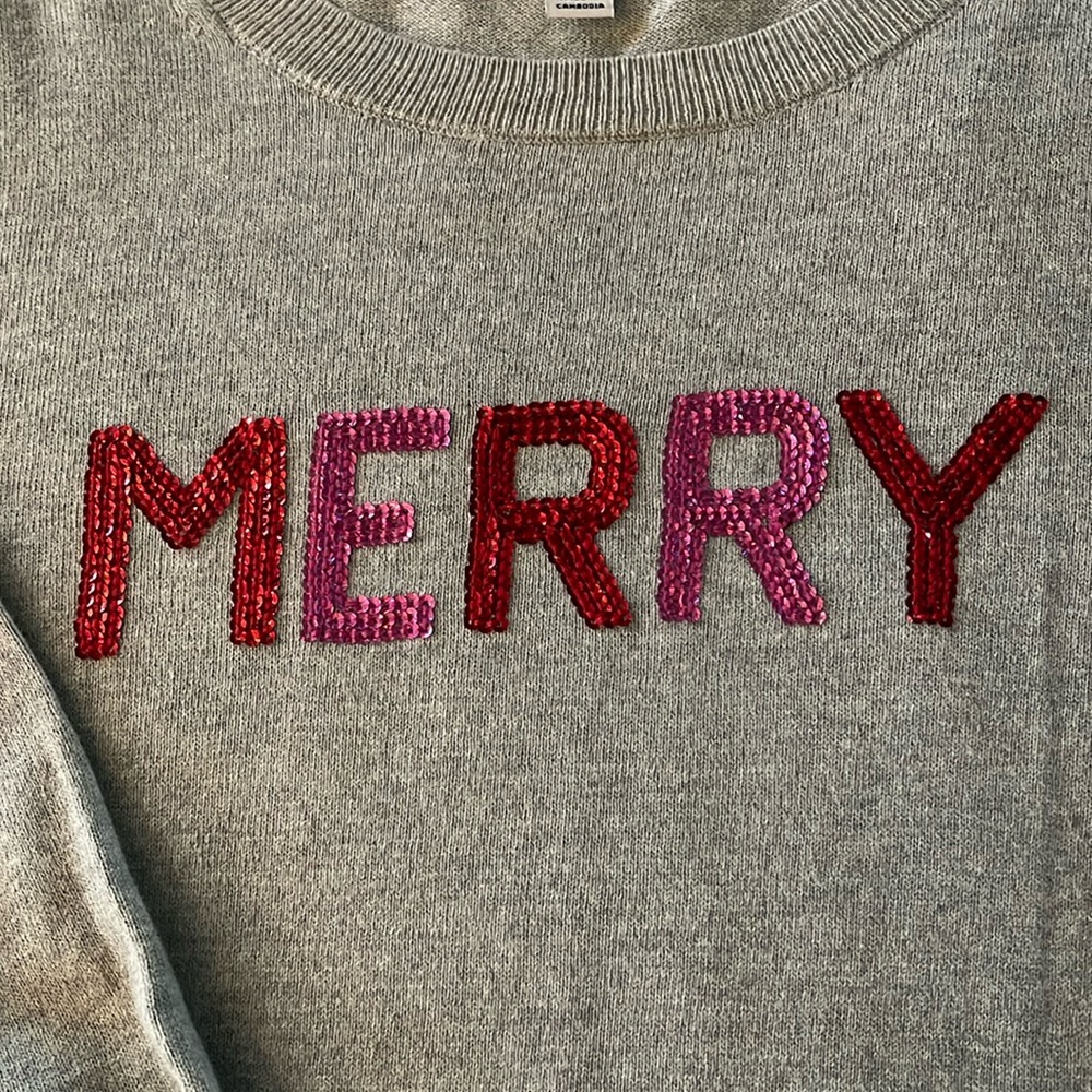 Be Merry this season with this beautiful JCrew Teddy sweater